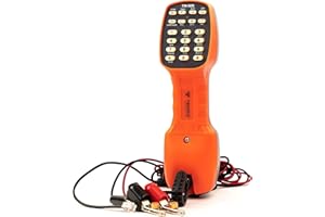 TEMPO Communications TM-500 Telephone Test Set, DSL-Compatible Lineman's Butt Set w/Headset, Tone and Pulse Dialing, ABN Bed of Nails & Spike Alligator Clips (TM-500)