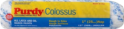 Purdy Colossus 12 inch Roller Sleeve 1 inch Pile Extra Rough Surfaces