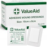 Value Aid Adhesive Wound Dressings 10cm x 8cm Box of 25