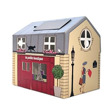 Casagami Paris Haus Aus Karton Zur Montage Solar Beleuchtung