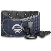 GINEKOO Inflatable Decompression Belt for Lower Back Pain Relief, Blue | Spinal Traction Brace for Sciatica &amp; Herniated Disc Relief, Lumbar Support for Men Women, One Size Fits 29&ndash;49 Inch Waist