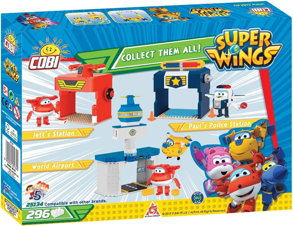 COBI Super Wings - Donnie's Station, Yellow - Image 3