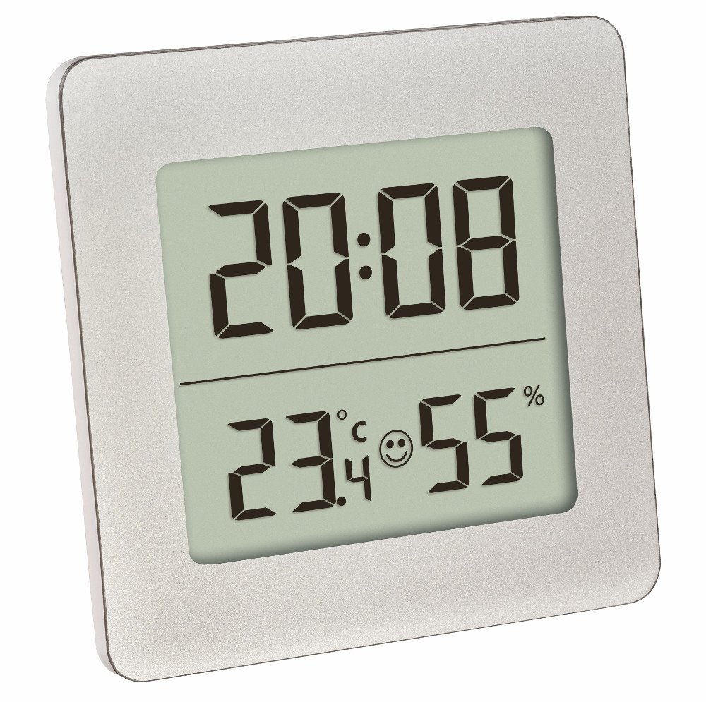 Blooming Weather 30.5038.54 Digital Thermo-Hygrometer - Silver