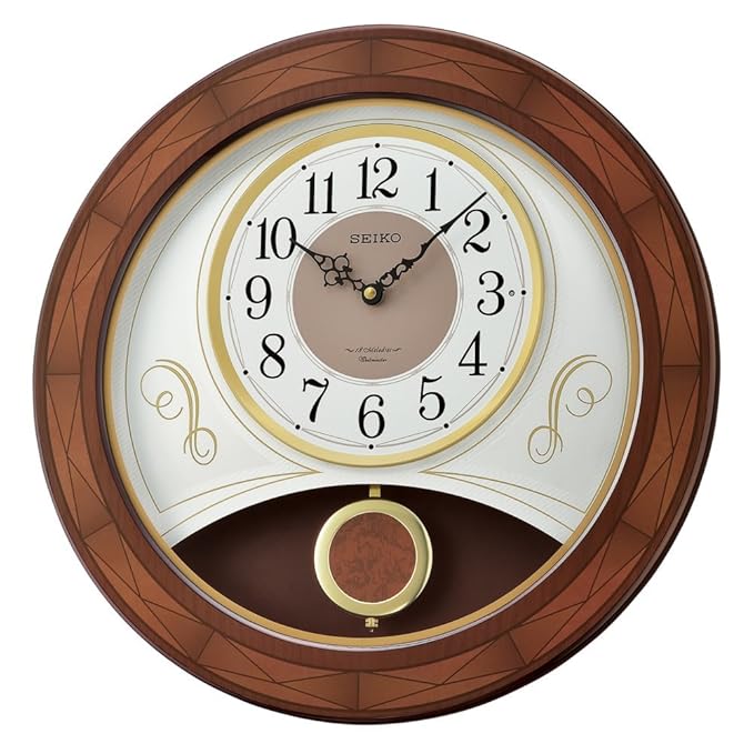 Seiko Wood Wall Clock (Model QXM367BLH) Amazon.in Watches