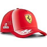 PUMA Scuderia Ferrari F1 2026 Lewis Hamilton Hat Collection | Curved brim, Team and partner logos, Officially licensed