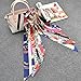 Aimyoo 32pcs Handbag Handle Ribbon Scarf - 16 Pairs Fashion Hairband Neckerchief Scarf Ribbon for Women Girls Ladies Decoration