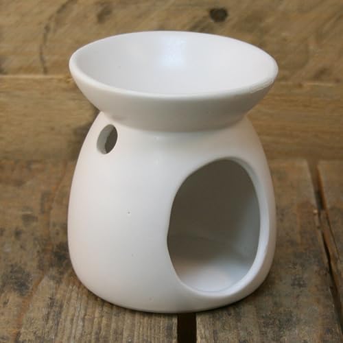 Ceramic Tealight Candle Holder Essential Oil Burner White Amazon.co