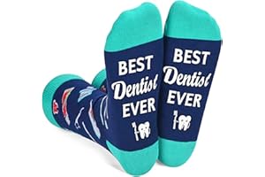 Zmart Dentist Socks Teeth Socks Dental Socks, Dentist Gifts Dental Assistant Gifts Dental Hygienist Gifts Tooth Gifts Teeth Gifts Orthodontist Gifts