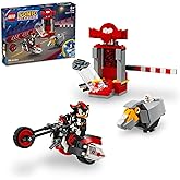 LEGO Sonic The Hedgehog Shadow The Hedgehog Escape Building Set, Motorcycle Toy, Video Game Character Figures, Sonic Toy for