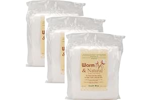 Bulk Buy: Warm Company Warm Company Warm & Natural Cotton Batting Craft Size 34"X45" 2310W (3-Pack)