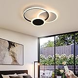 Becailyer Modern LED Ceiling Lights, Dimmable Flush