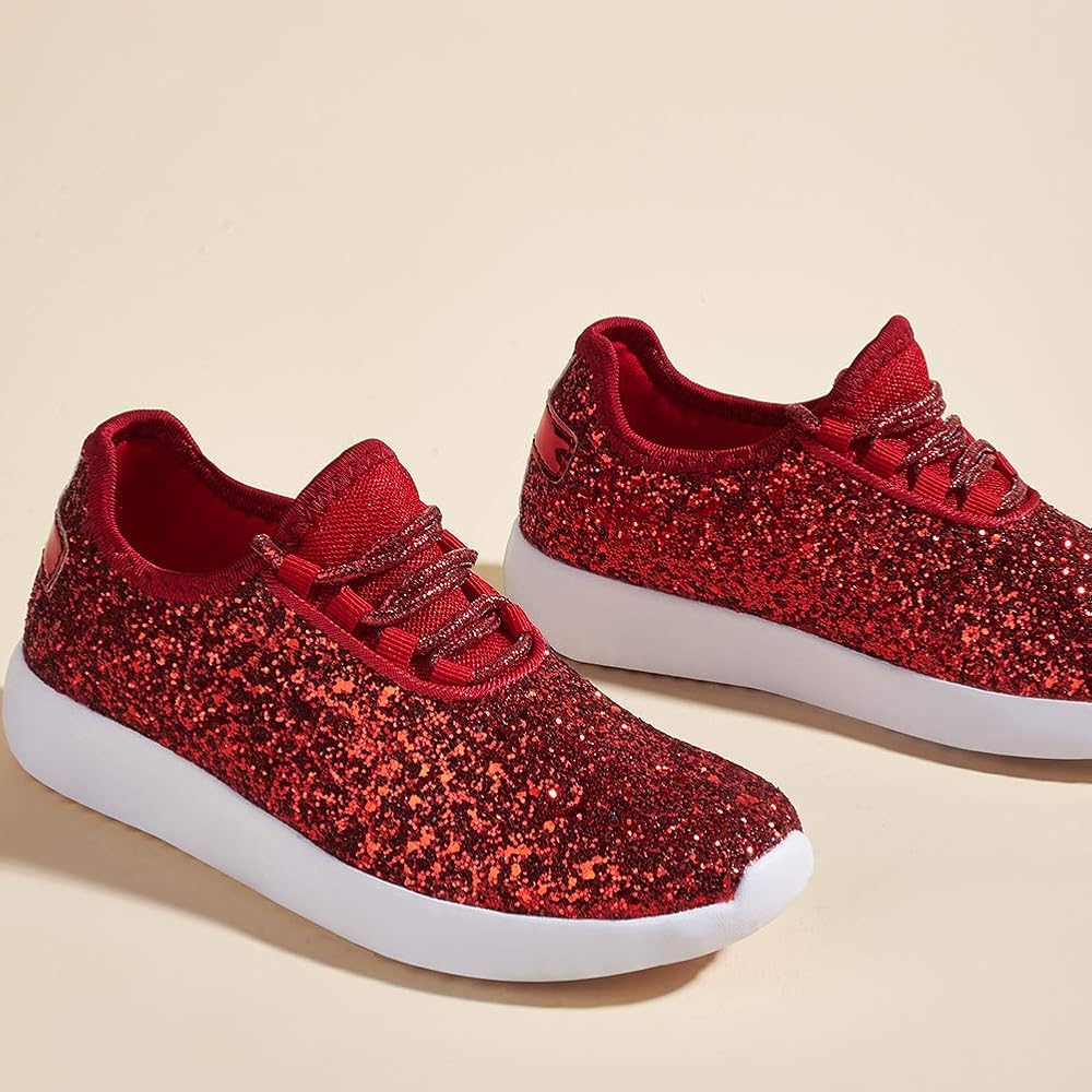 little girl sparkly tennis shoes