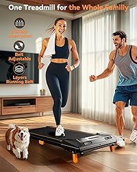 Walking Pad Treadmill, BestGod Incline Under Desk