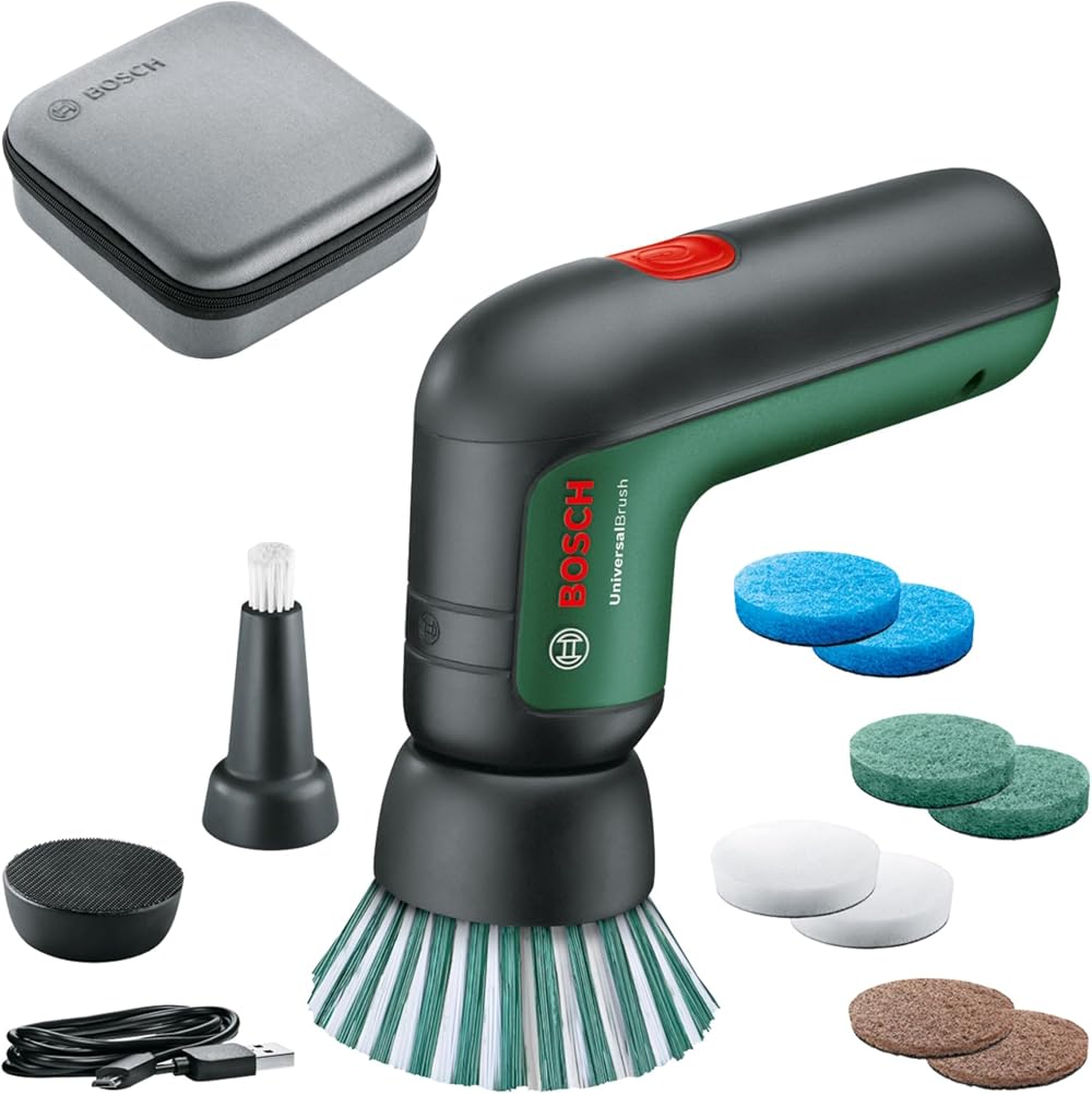 Bosch UniversalBrush Electric Cleaning Set 10 Attachments 3.6V USB