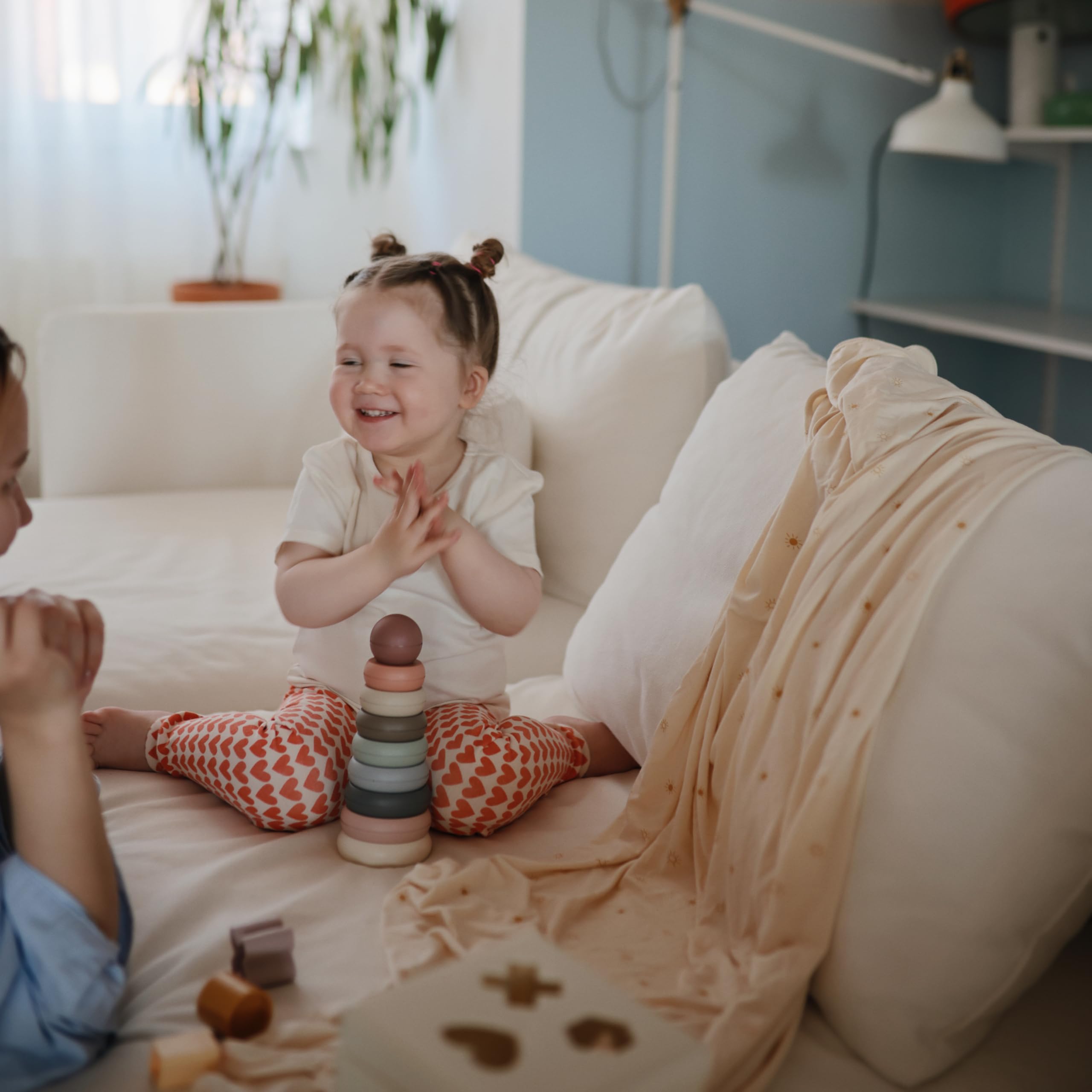 mushie Stacking Rings Toy | Made in Denmark (Original)