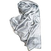 Shanlin Solid Color Silk Feel Long Scarves