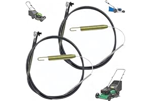 HHLZDHH 133-1998 Lawnmower Brake Cable for Toro 30" TimeMaster Lawn Mowers, Compatible with Toro Timemaster Lawnmower Blade Brake Cable 133-1998 21199 21200 20976 20978 2 Pack
