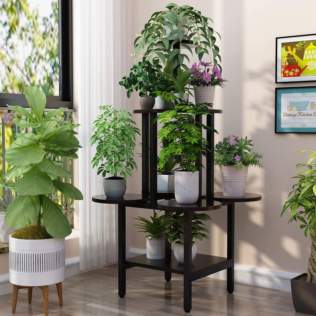 Soporte de Flores De Varios Pisos Sala de Estar Interior Balcón en ...