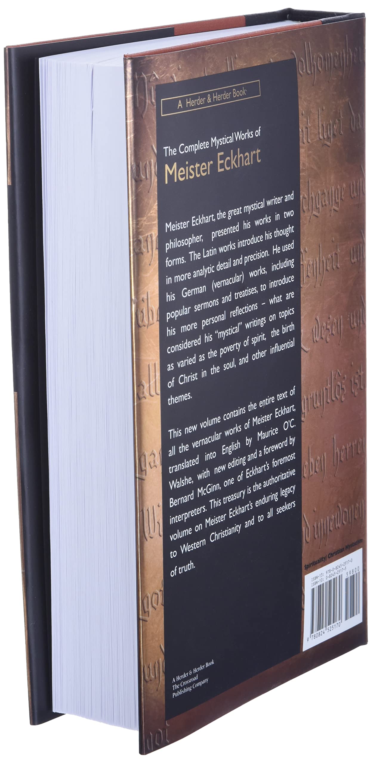 The Complete Mystical Works of Meister Eckhart The Complete Mystical Works of Meister Eckhart The Complete Mystical Works of Meister Eckhart Hardcover