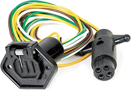 Amazon.com: Husky 11555 4-Way Round Wiring Harness: Automotive