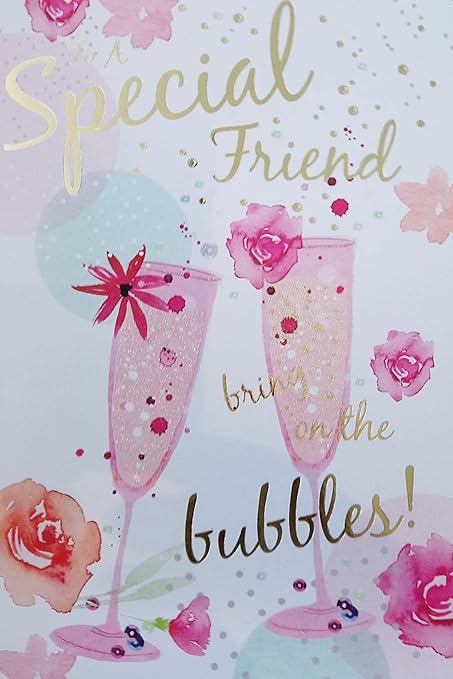 Biglietto Di Auguri Di Buon Compleanno Per Un Amico Speciale 17 X 25 Cm Amazon It Cancelleria E Prodotti Per Ufficio