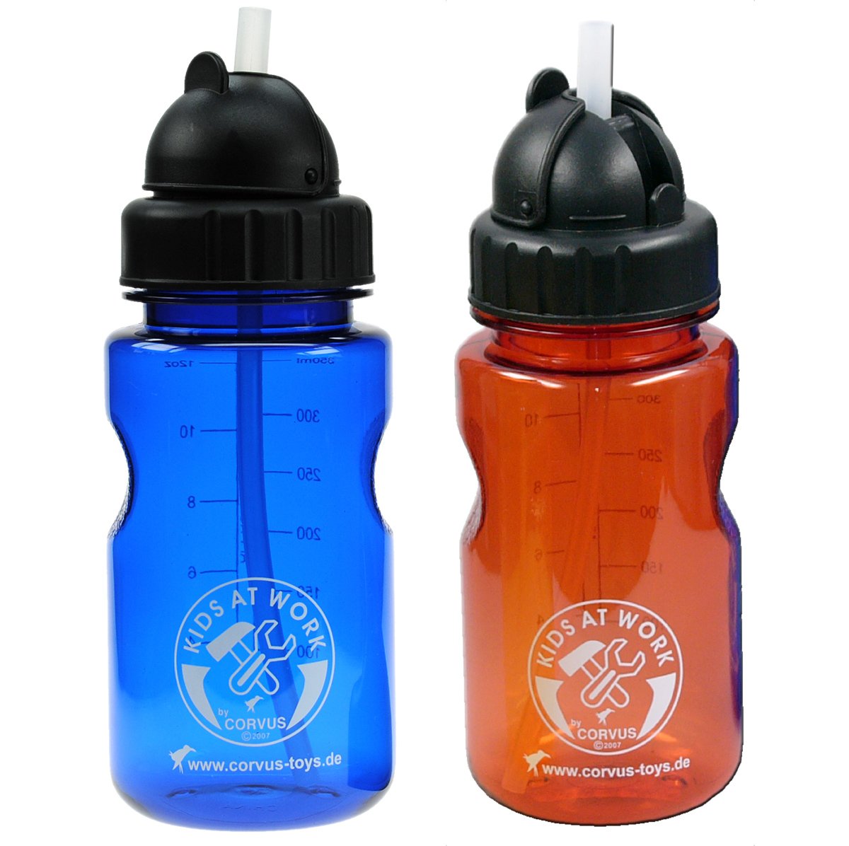 Corvus Bottle With Drinking Straw