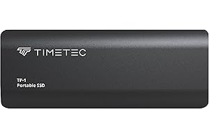 Timetec 2TB Portable External SSD USB3.2 Gen2 Type C Up to 550MB/s Ultra-Light Aluminum Mini External Solid State Drive with 