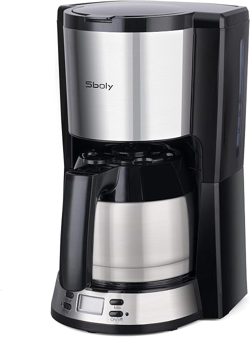 ▷ Cafetera de Goteo, Sboly Cafetera con Jarra Térmica | Decogar.casa