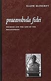Praeambula Fidei: Thomism and the God of the Philosophers