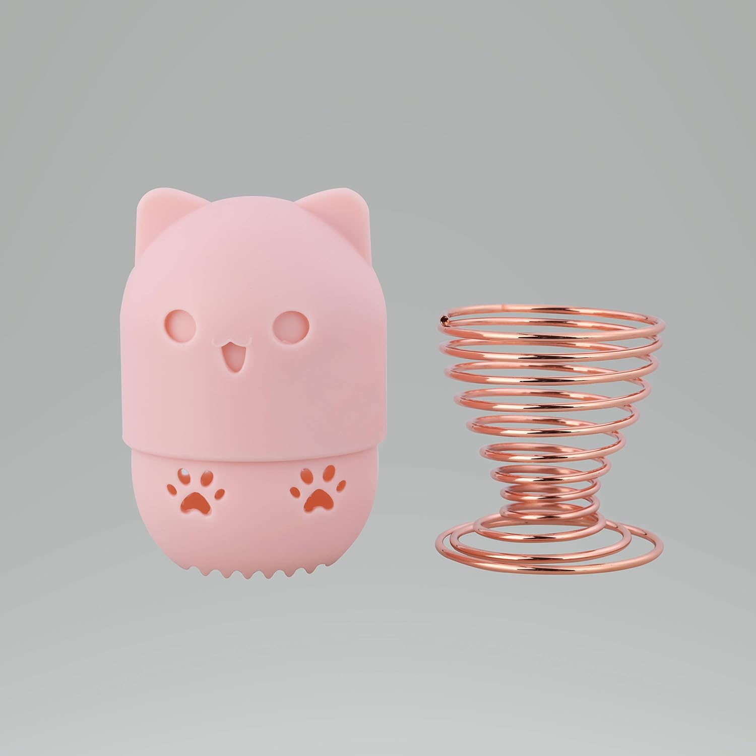 Makeup Sponge Case Container 1 Beauty Sponge Holder Travel Case And 1 Makeup Sponge Drying Holder Easy To Carry (Pink makeup sponge holder)