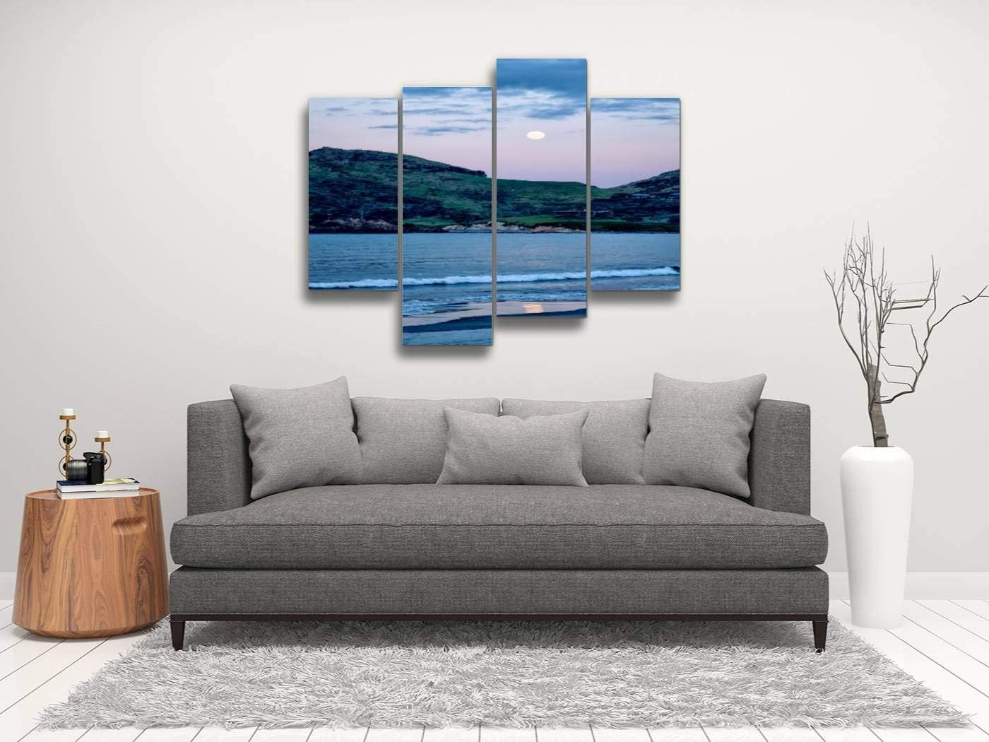 Amazon Co Jp アートパネル グレートバリア島の浜辺に打ち寄せる波と満月 ニュージーランド オークランド グレートバリア島 ニュージーランド ムーン 島 月 波 浜辺 海岸 満月 砂浜インテリア 絵画 壁掛け ポスター キャンバス 部屋飾り アート 壁キャンバス 壁飾り