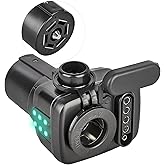 Oyviny 7 Way Blade to 12V Power Adapter with LED Circuit Tester, 7 Pin RV Blade to 4/5 Way Flat Adapter Trailer Cigarette Lighter Connector for Truck