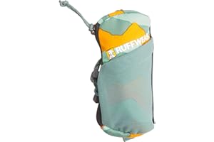 Ruffwear, Stash Bag Mini Dog Poop Bag Holder, Compact Leash Pouch with 2-Strap Attachment, Zip Pocket Fits Standard Roll, Side Slot, Grippy Starter Pad, Cinch Poop Loop, Mesh Pocket, Spring Mountains