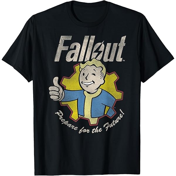 Amazon.com: Fallout - Vault Boy T-Shirt : Clothing, Shoes