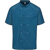 Red Kap mens Airflow Raglan Chef Coat With OilblokChef's Jacket