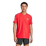 adidas Men's Tall Size Own The Run T-Shirt, Pure Ruby