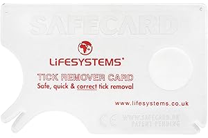 Lifesystems Tick Remover for Humans Or Dogs, Credit-Card Size with Magnifying Lens for Quick and Easy Removal