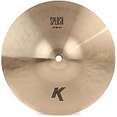 Zildjian K0858 10" K Splash Cymbal | Quick bright accents, fast decay, dark undertones, classic hand-hammered feel, punchy fills and effects