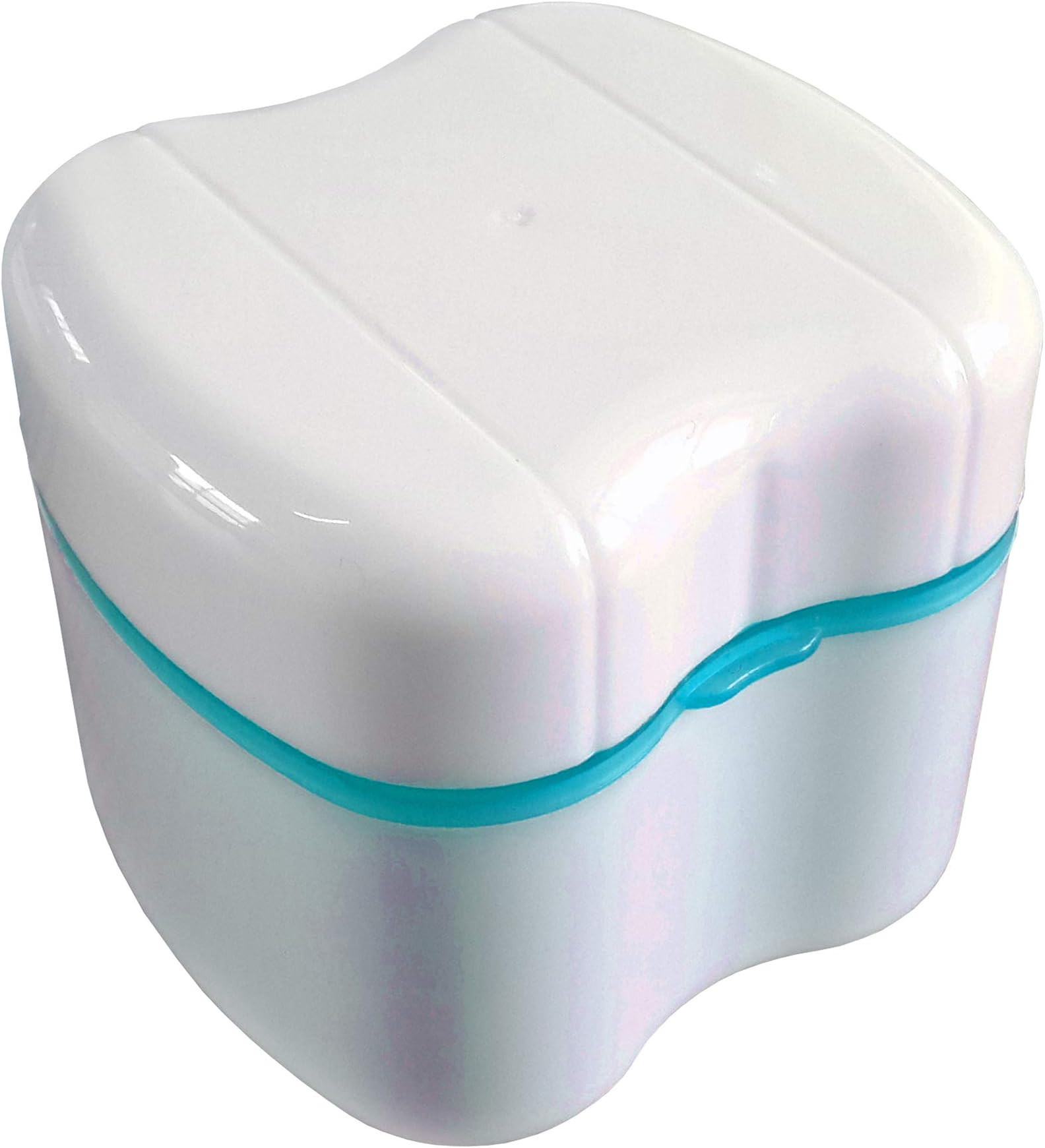 Gus Craft Handy Denture Box Storage for Dental Care, Easy to Open, Store and Retrieve. (Serene Sky)