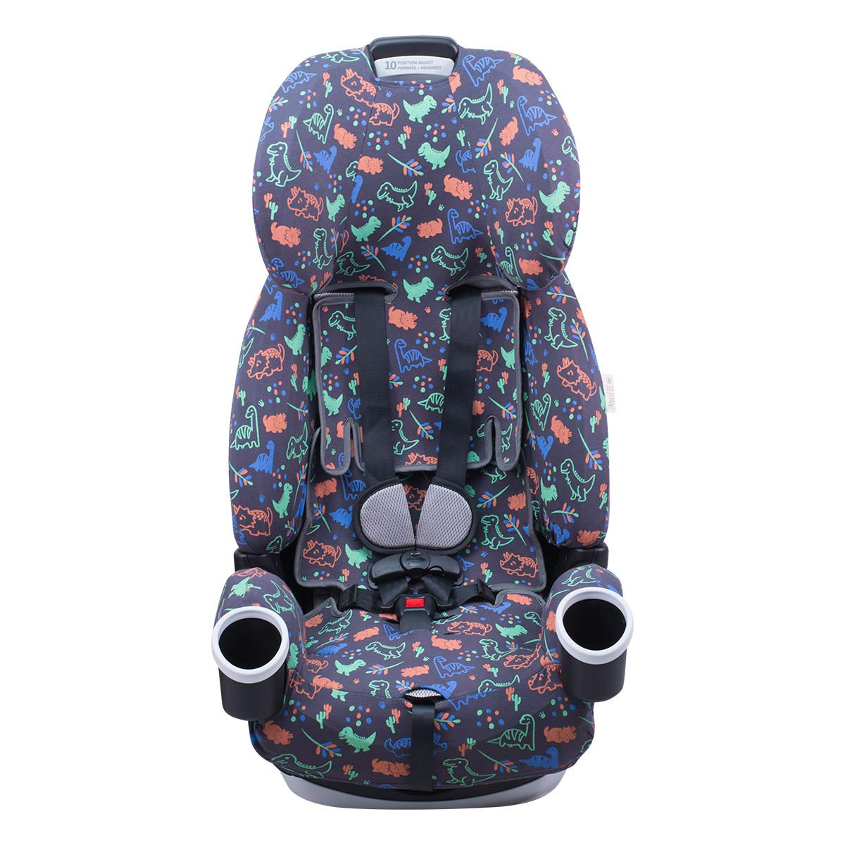 JYOKO Kids Cotton Cover Liner for car seat Compatible with Graco 4Ever DLX 4-in-1 (Happy Dino)