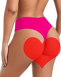 AFOLIRY Women's Sexy High Waisted High Cut Cheeky