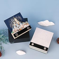 MACTANO 3D Art Memo Pad, Rip-Away Castle Paper