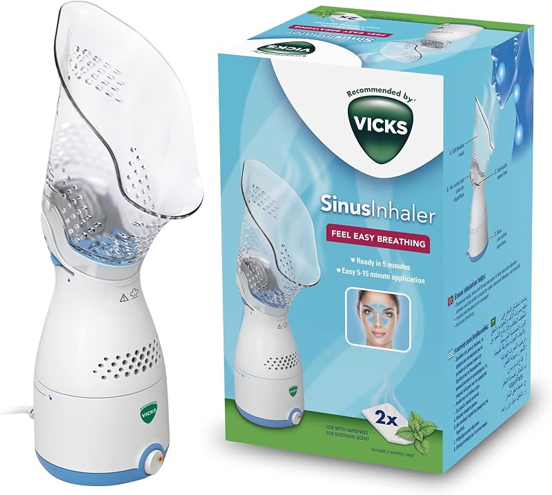 Vicks VH200 Sinus Inhaler with Adjustable Steam Control & Oil Pads