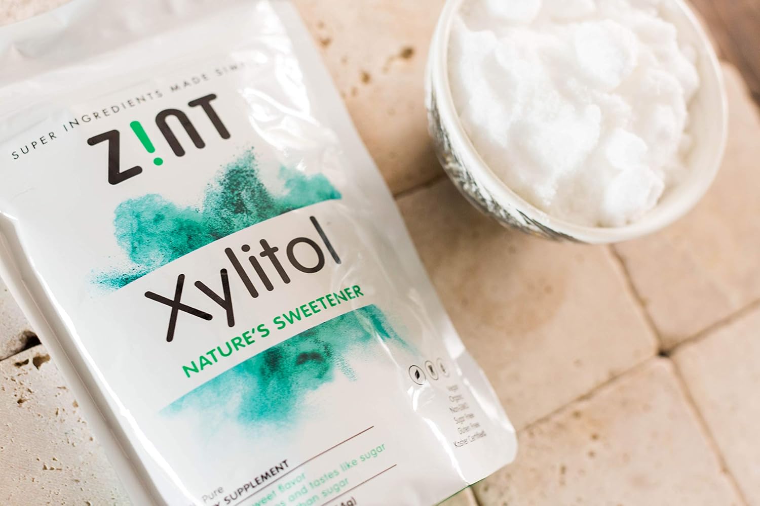 Organic Xylitol Sweetener XL (5 lbs) Keto Friendly, LowCarb, Low