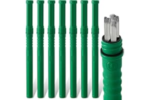 Tandefio 8 Pcs Welding Rod Storage Tube 40 Inch Tig Rod Storage Canisters Welding Electrode Holder Airproof Waterproof Contai