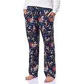 Looney Tunes Men's Wile E. Coyote Tossed Print Sleep Pajama Pants For Adults