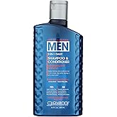 Giovanni Men’s 2-in-1 Daily Shampoo & Conditioner, 16.9 oz., with Ginseng and Eucalyptus, Color-Safe & Vegan-Friendly, Cleans & Moisturizes, Men’s Cedarwood Collection for All Hair Types