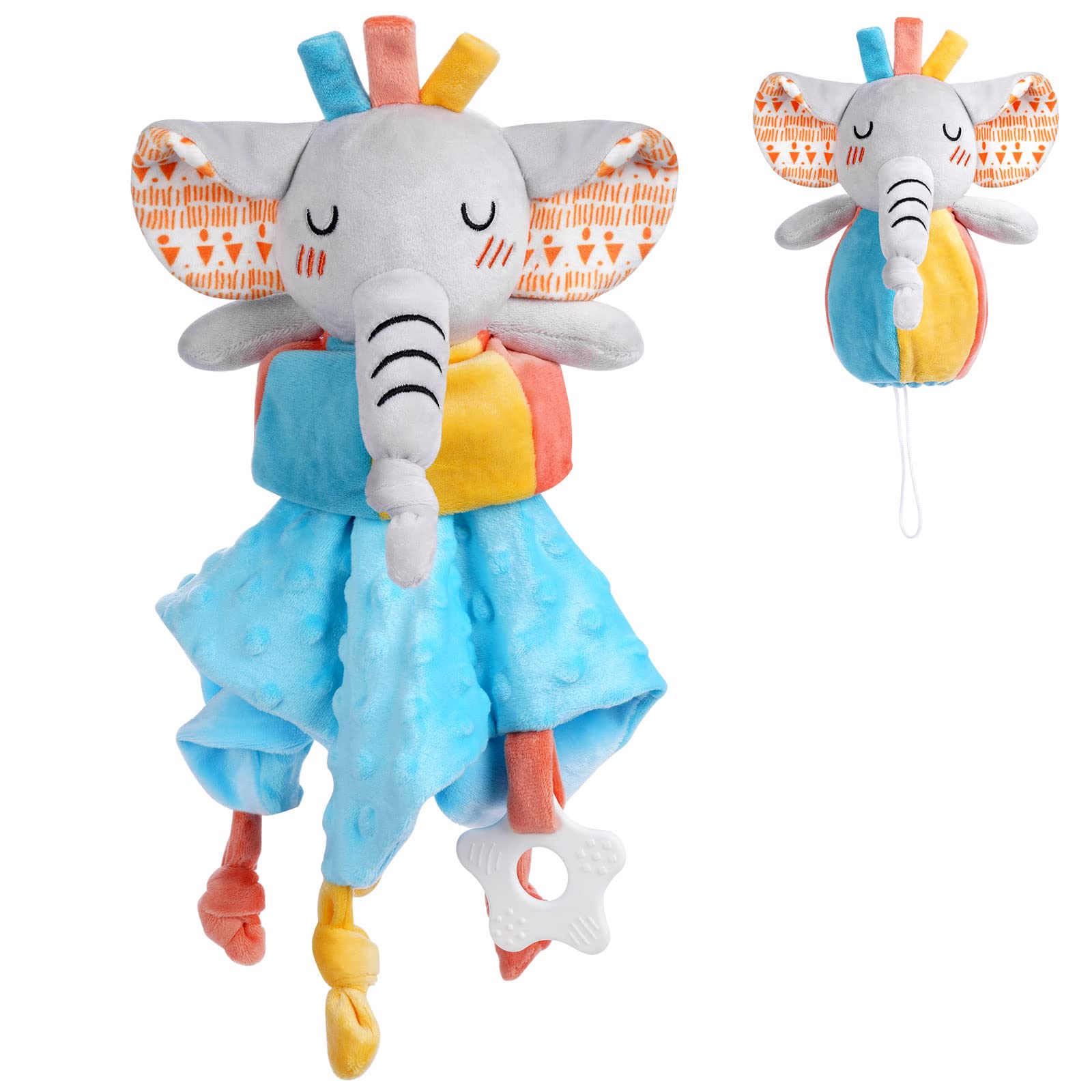 Vicloon Baby Blanket Baby Comforters Elephant, Baby Girl Boy Comforter Blanket, New Born Baby Infant Toddler Cuddle Snuggle Toy Blankets for Nursery Strollers, Cots, Cribs, Car Seats