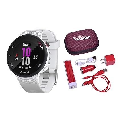 Amazon.com: Garmin Forerunner 45S White Clever Training ...