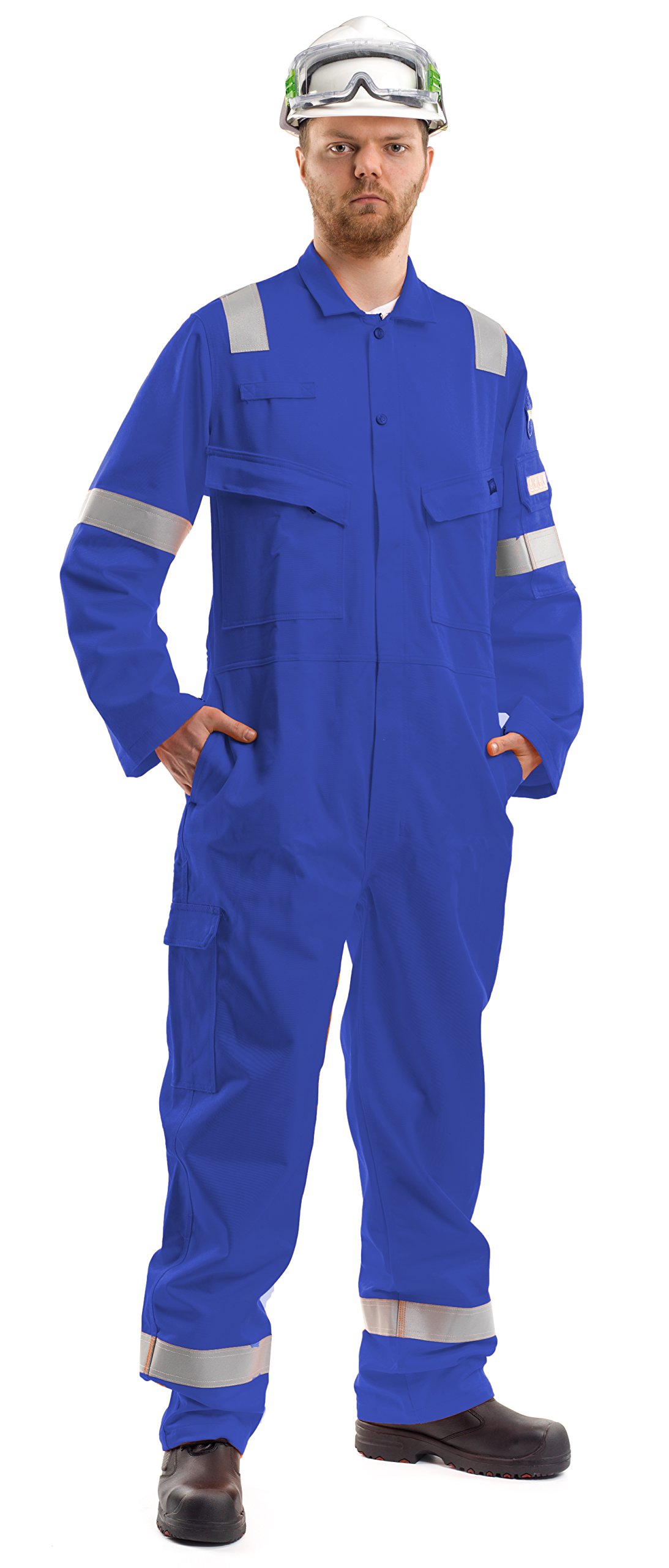 Roots Original RO13090 Flame Buster Nordic Work Overalls Royal Royal – size: 66